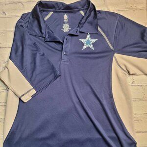 NFL Proline‎ Dallas Cowboys Polo Shirt Men's Size Medium